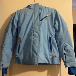 SPYDER SKI/ WINTER YOUNG GIRL JACKET SIZE 14 USED ONCE (Baby Blue)